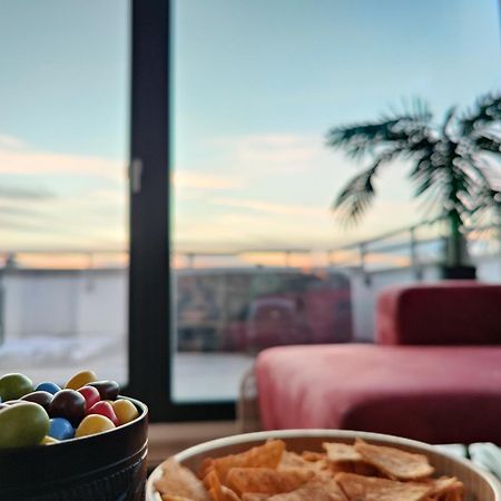 Maisonette-Penthouse Inklusive Whirlpool Ueber Den Daechern Von Magdeburg Eksteriør billede